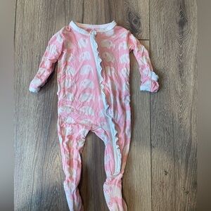 Cute pink elephant onesie